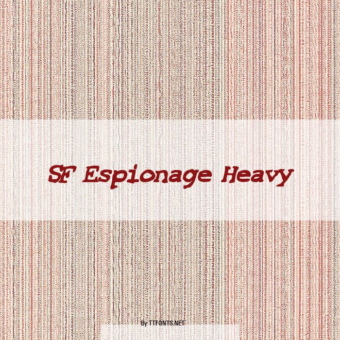 SF Espionage Heavy example
